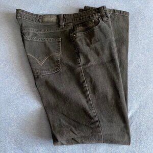 Levi's Mid Rise Skinny Jeans Women's 10M Faded Black Denim